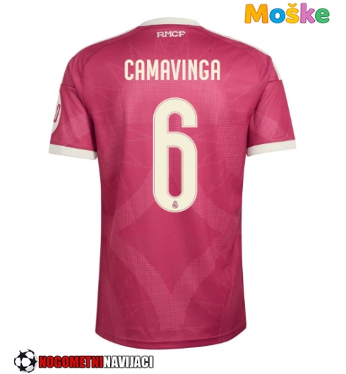 Moške Nogometnih dresov Real Madrid Eduardo Camavinga #6 Tretji 2026-27 Kratki rokavi Moške Nogometnih dresov Real Madrid Eduardo Camavinga #6 Tretji 2026-27 Kratki rokavi